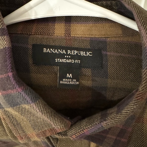 Men’s size M Banana Republic Flannel - Picture 3 of 3